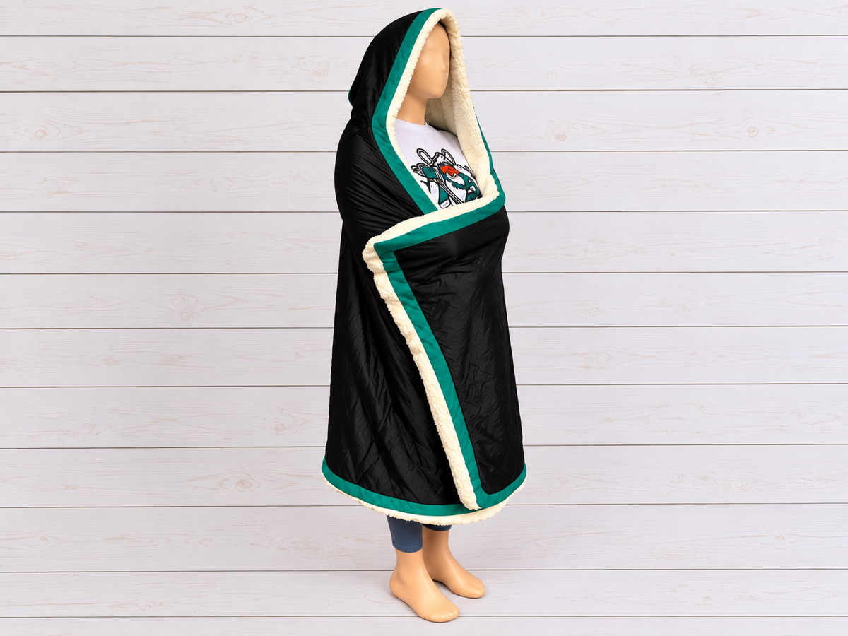 Muskegon Voyagers Hooded Blanket