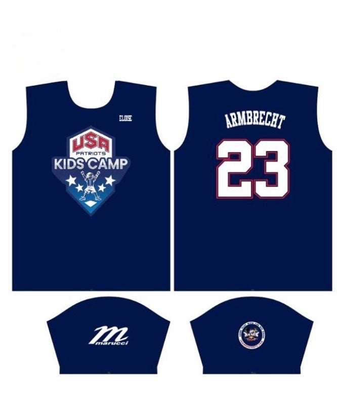 USA Patriots Kids Camp Official Jersey (These are a Preorder item)
