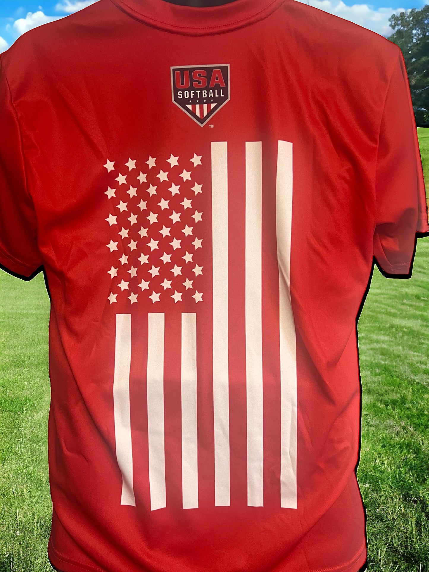 USA Softball Red Flag Jersey