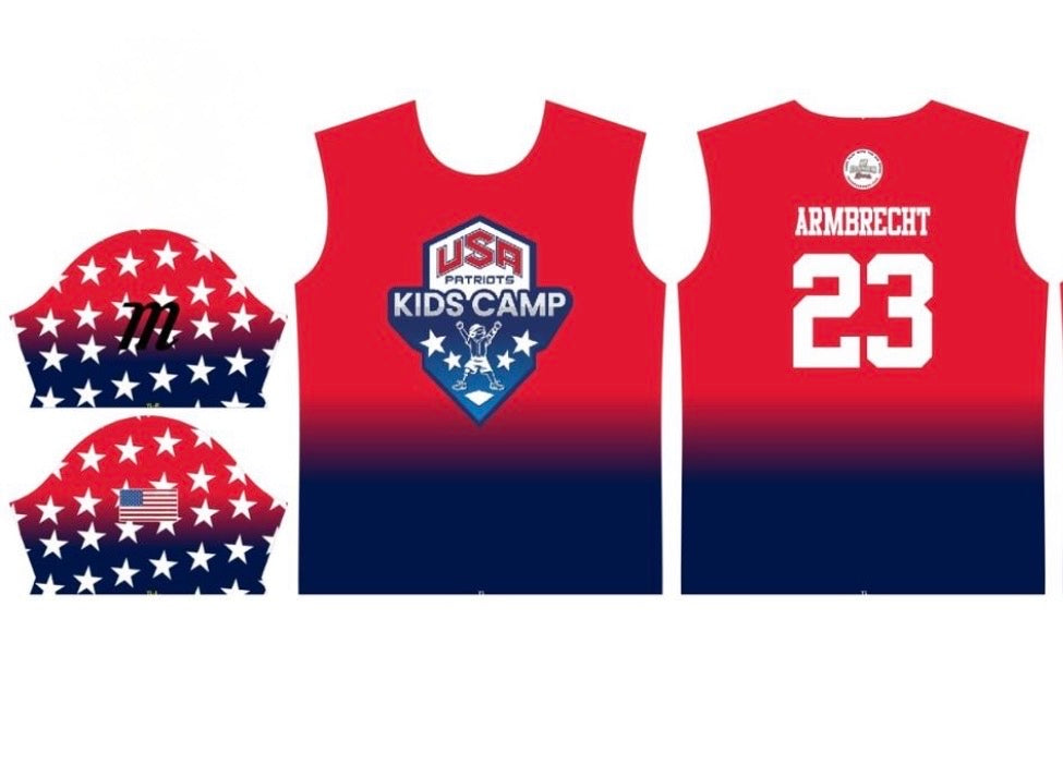 USA Patriots Kids Camp Official Jersey (These are a Preorder item)