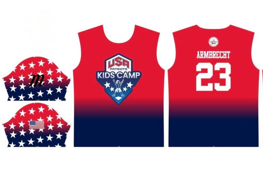USA Patriots Kids Camp Official Jersey (These are a Preorder item)