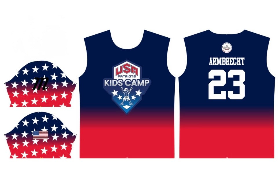 USA Patriots Kids Camp Official Jersey (These are a Preorder item)