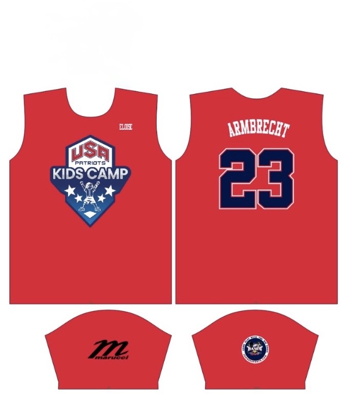 USA Patriots Kids Camp Official Jersey (These are a Preorder item)