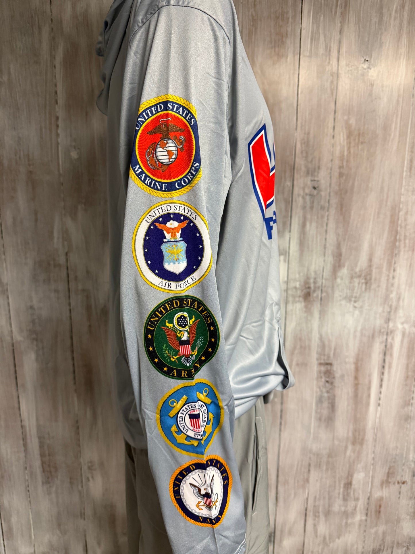 USA Patriots Lite weight gray Hoodie