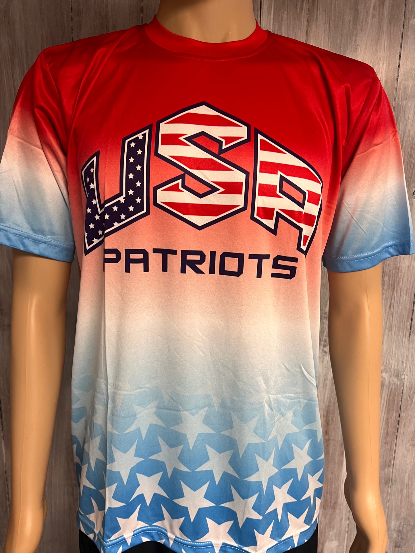 USA Patriots Red, White & Blue Short Sleeve Jersey