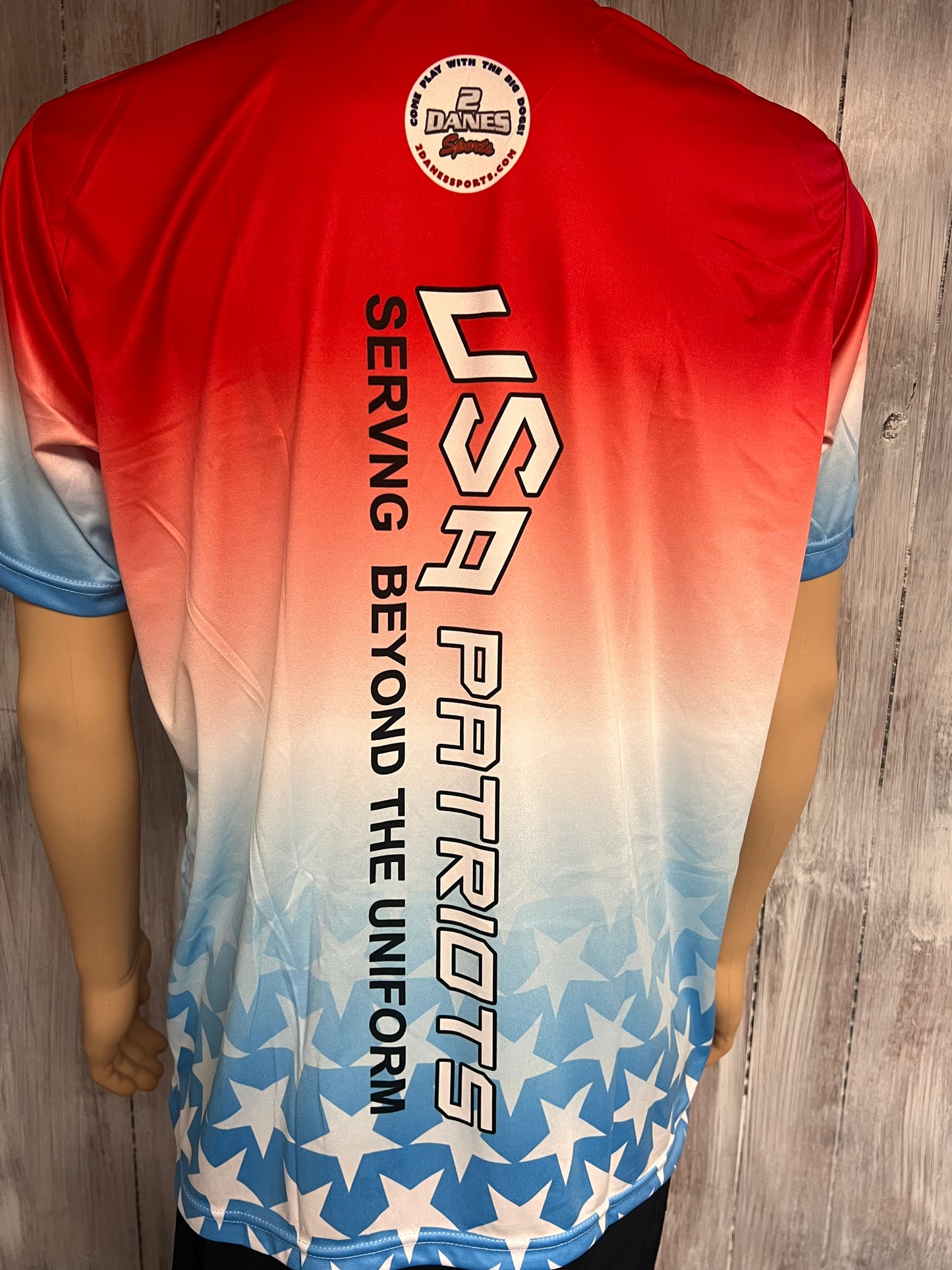 USA Patriots Red, White & Blue Short Sleeve Jersey