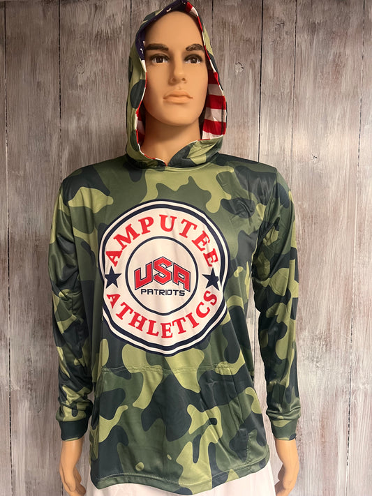 USA Patriots Lite Weight Camo Pullover