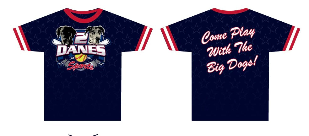 2 Danes Sports Stars & Stripes Jersey