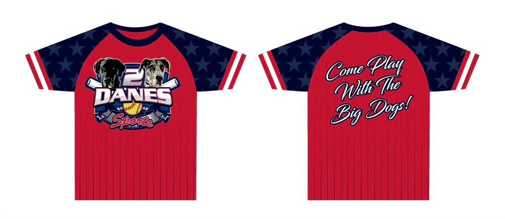 2 Danes Sports Stars & Stripes Jersey