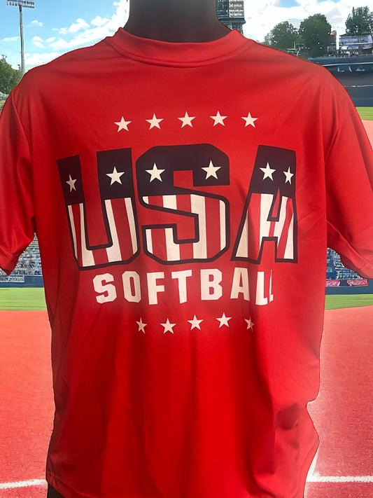 USA Softball Red Flag Jersey