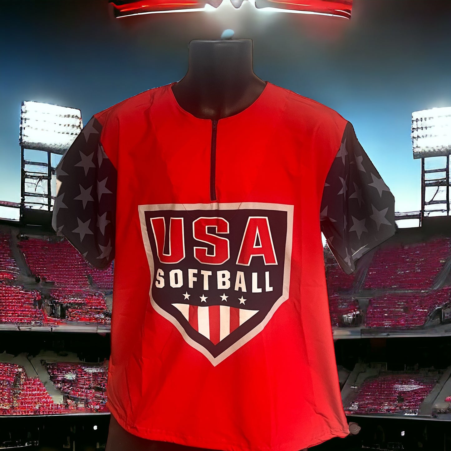 USA Softball Short Sleeve Cage Jacket